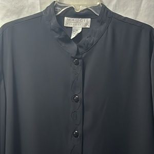 Maggie McNaughton Beautiful Black Blouse, Size 3X Worn Once MAKE AN OFFER!!!
